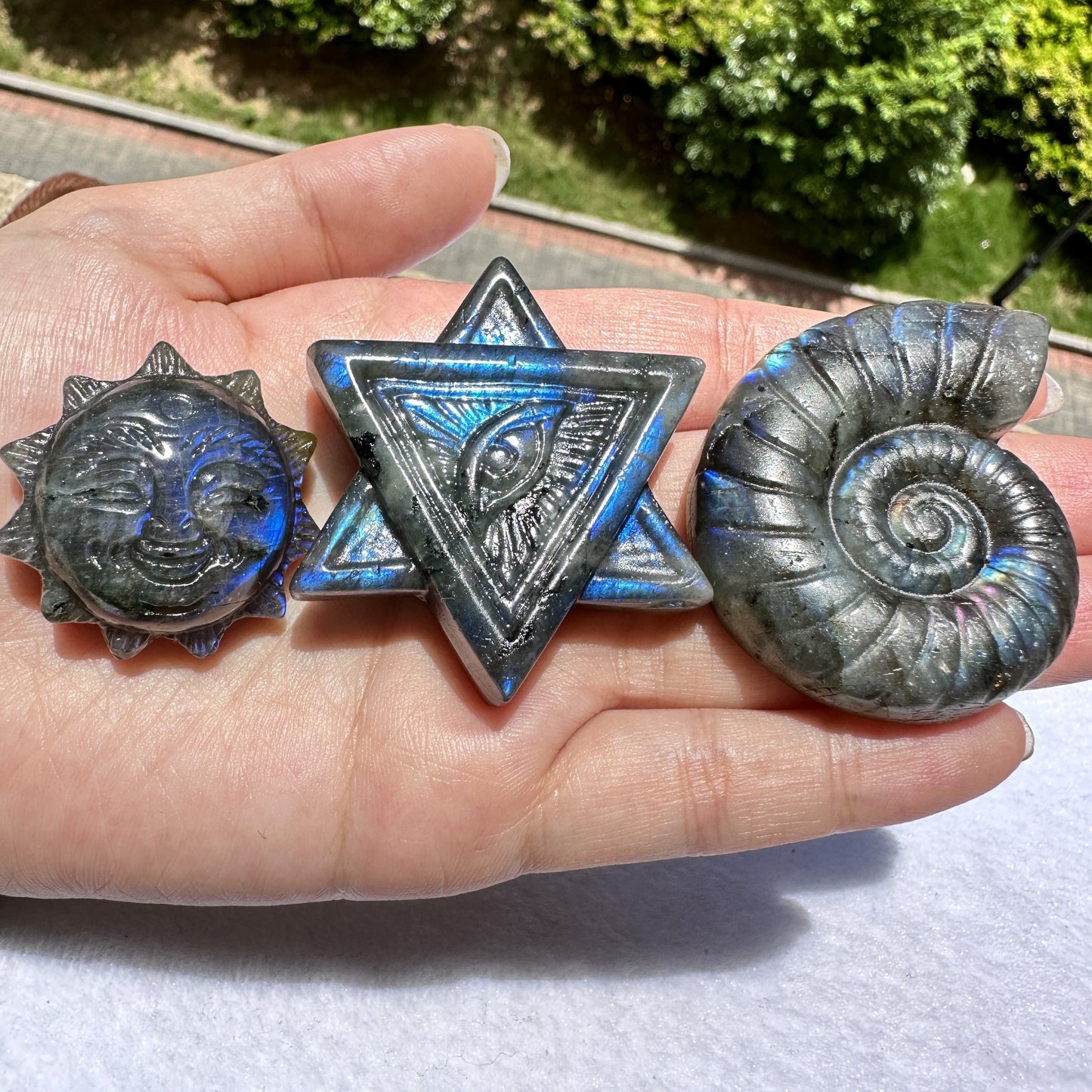 Labradorite Carving