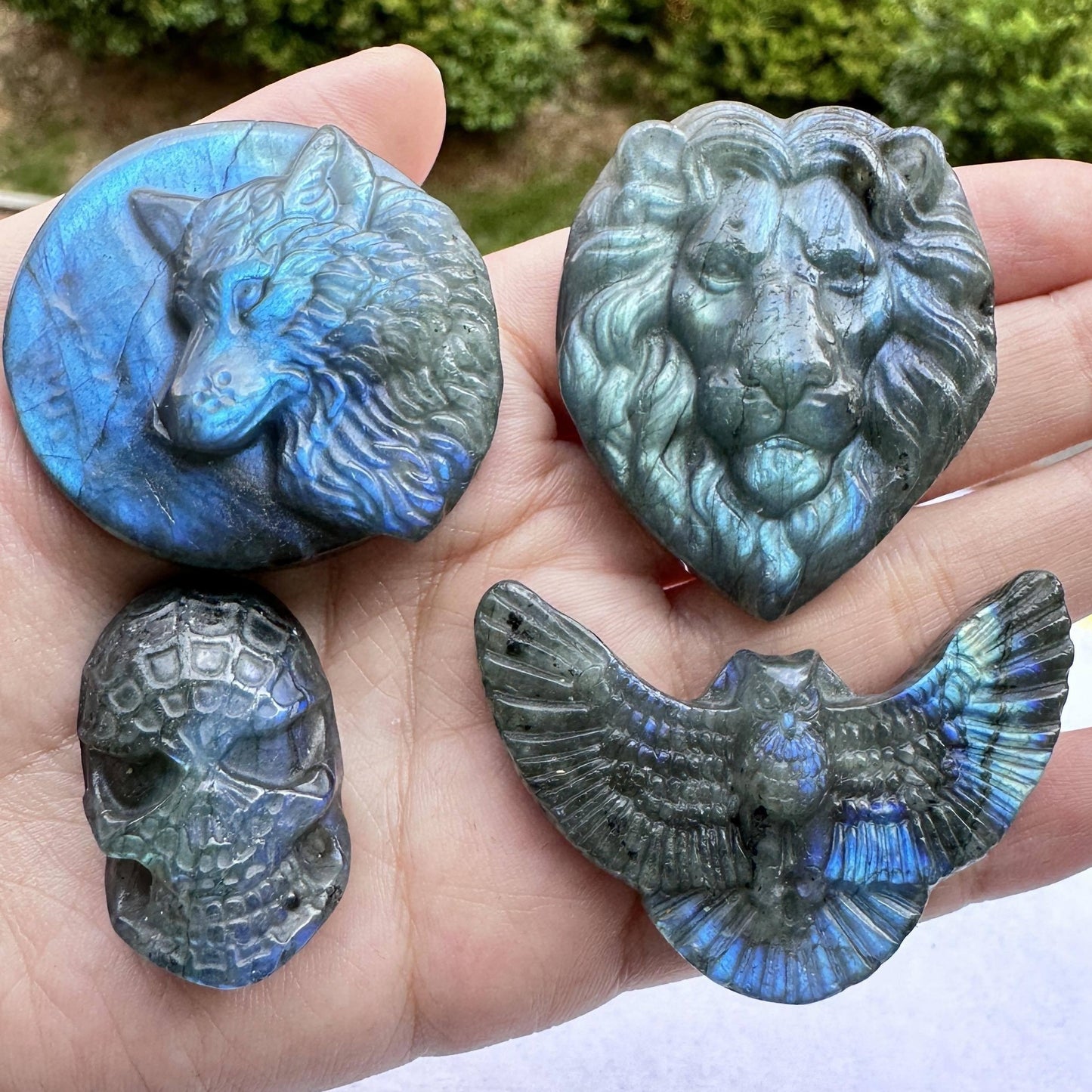 Natural Labradorite Carving