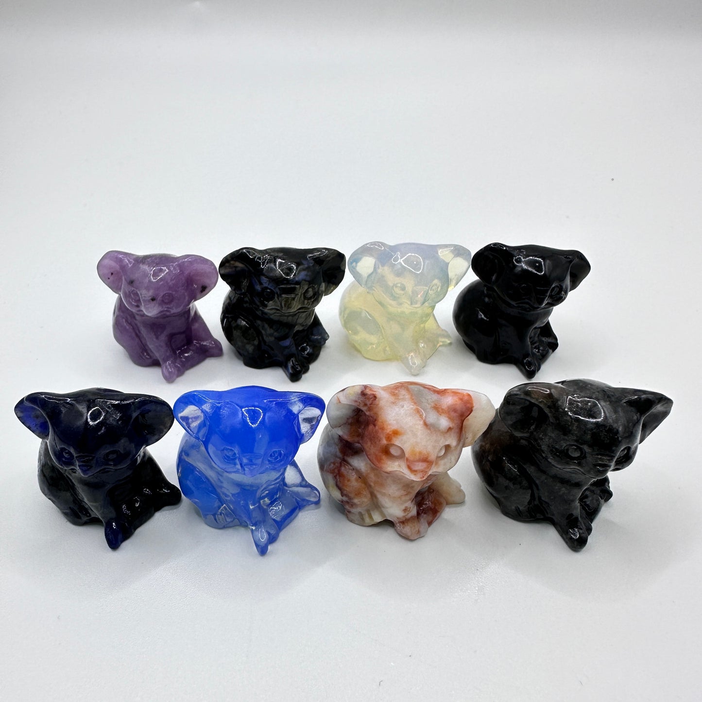 Adorable Koala Crystal Carving