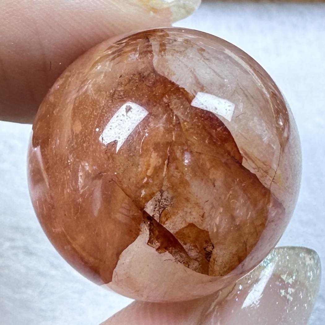 Nature Fire Quartz Bal