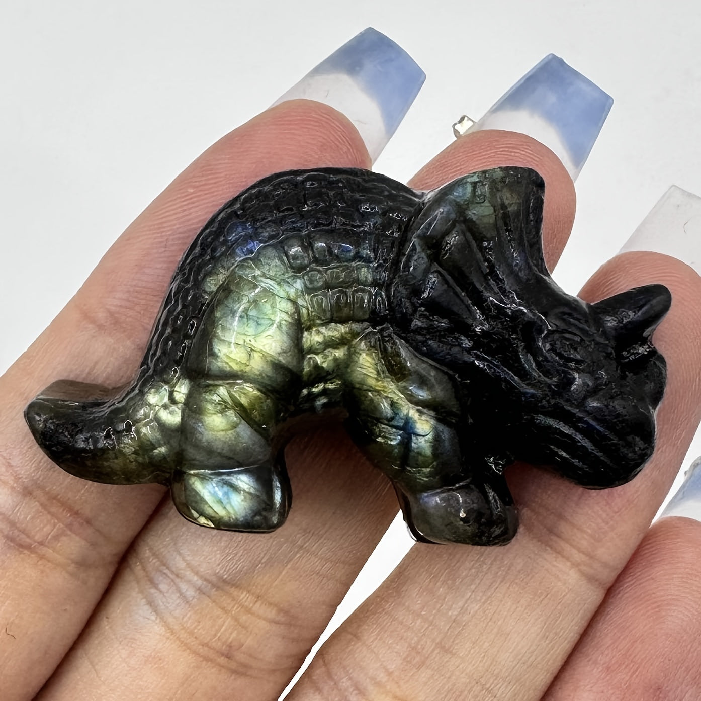 Natural Labradorite Animal Carving