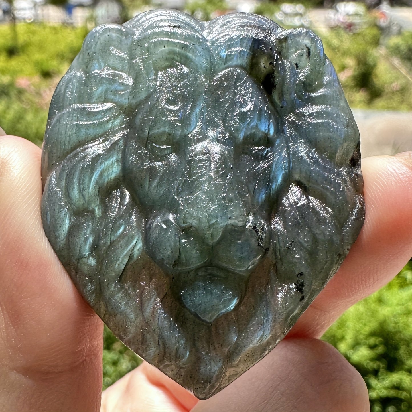 Natural Labradorite Carving