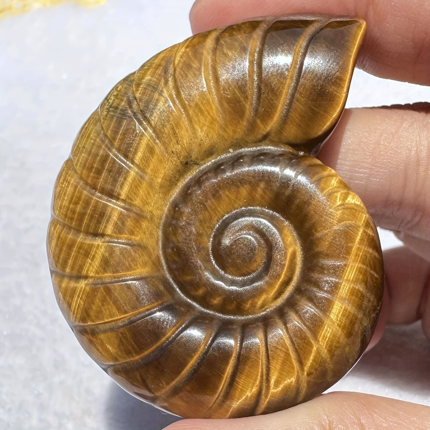 Natural Tiger Eye Crystal Carving