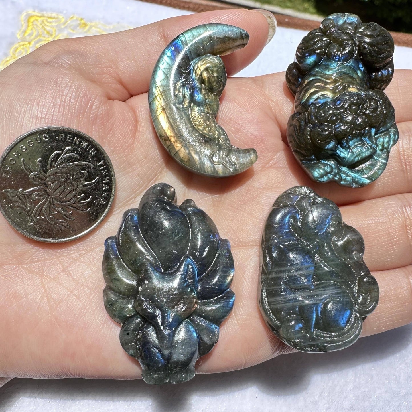 Labradorite Carving