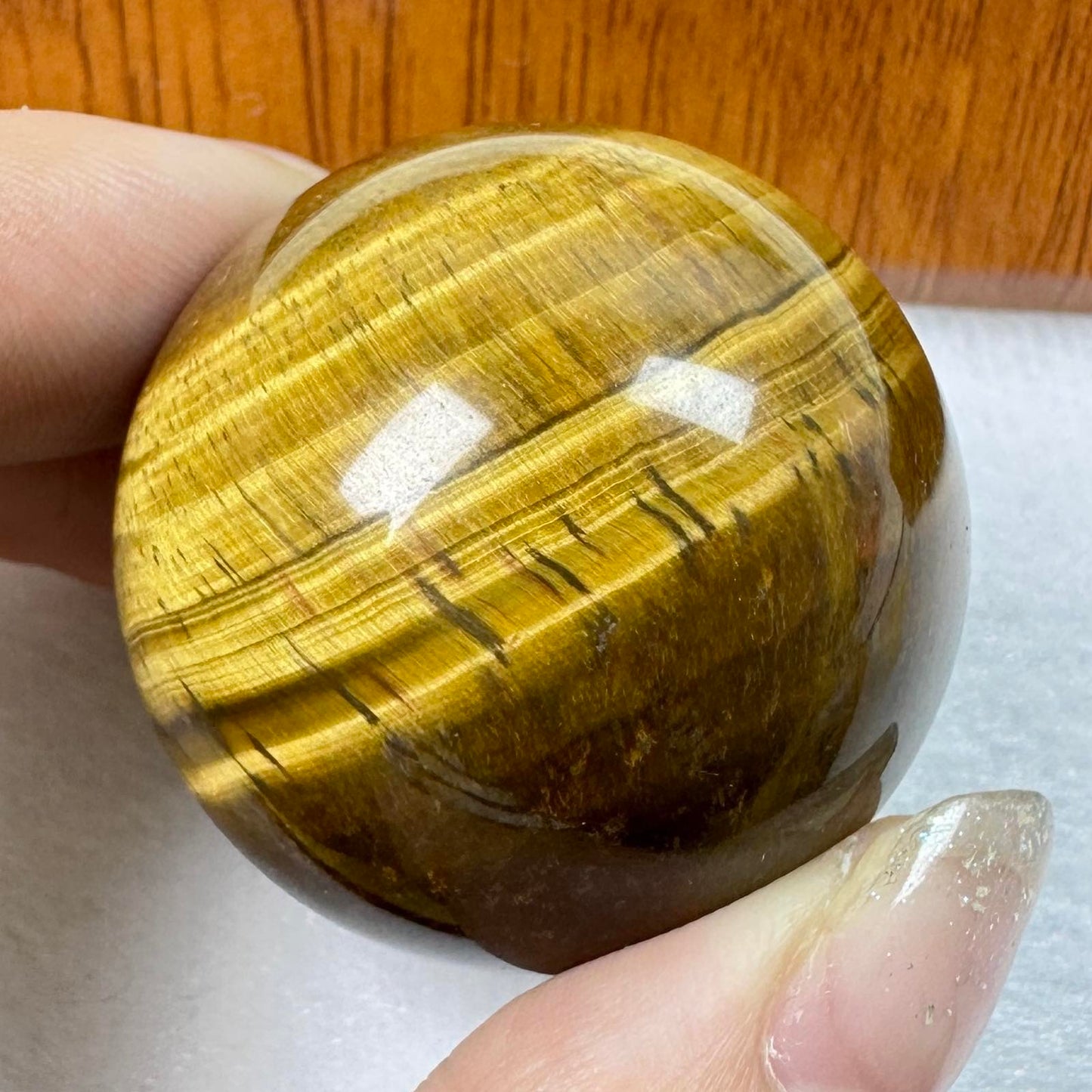 Nature Golden Tiger Eye Ball