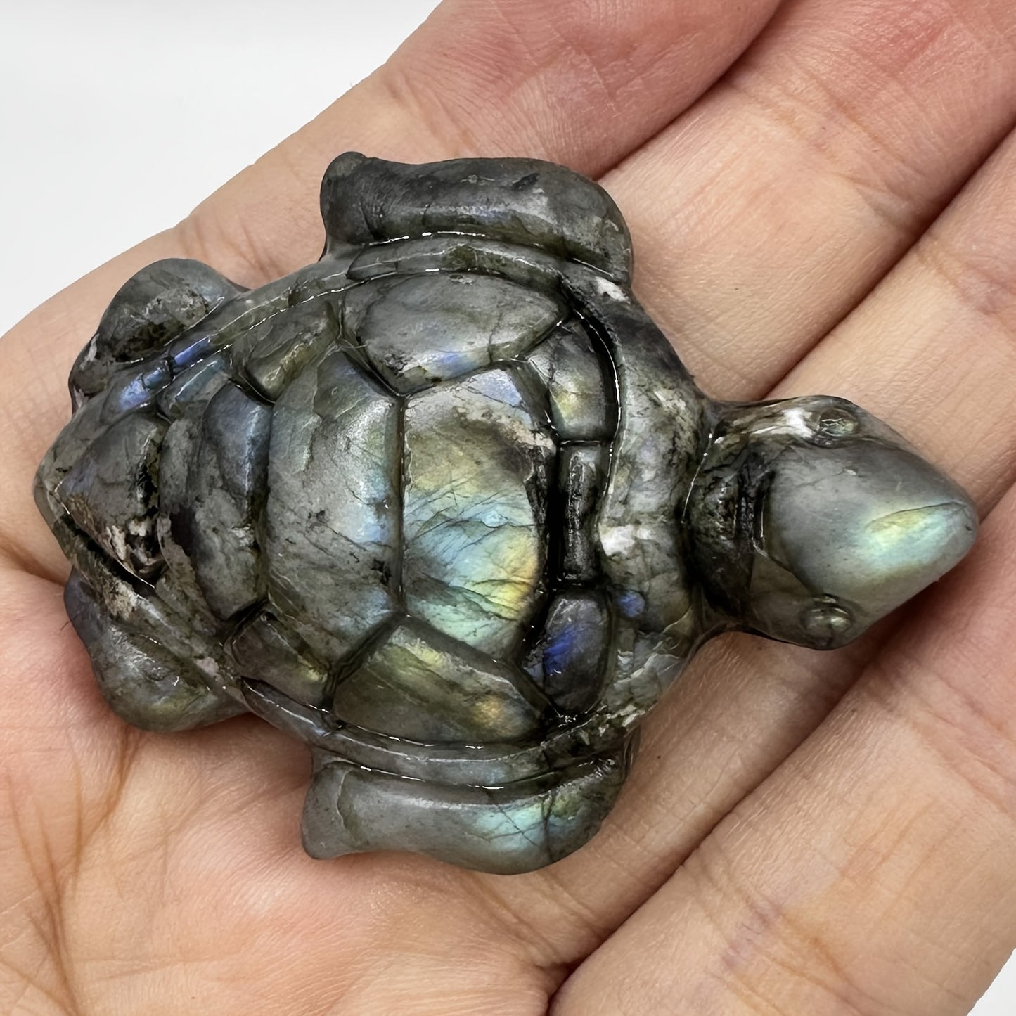 Natural Labradorite Animal Carving