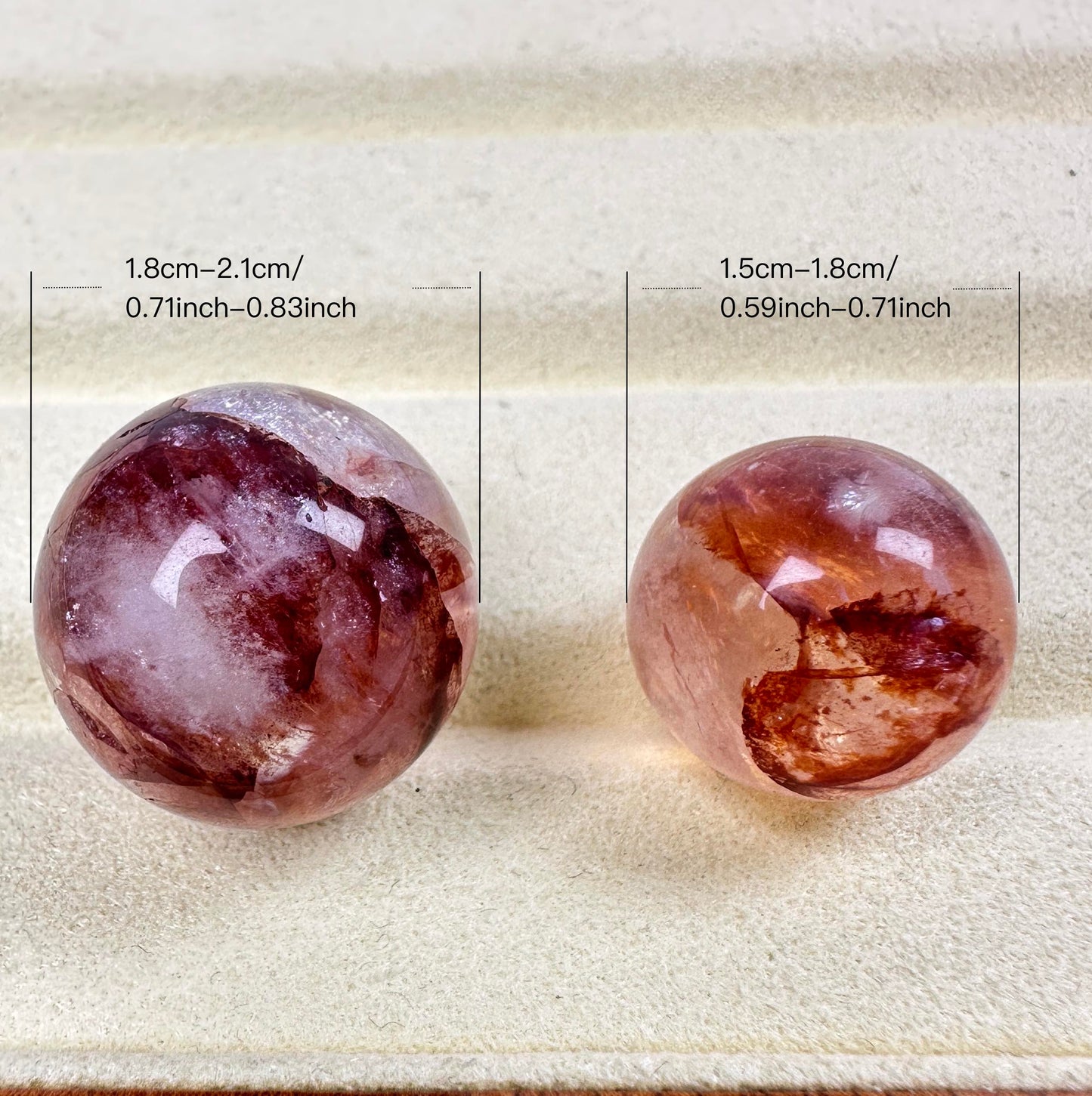 Nature Fire Quartz Bal