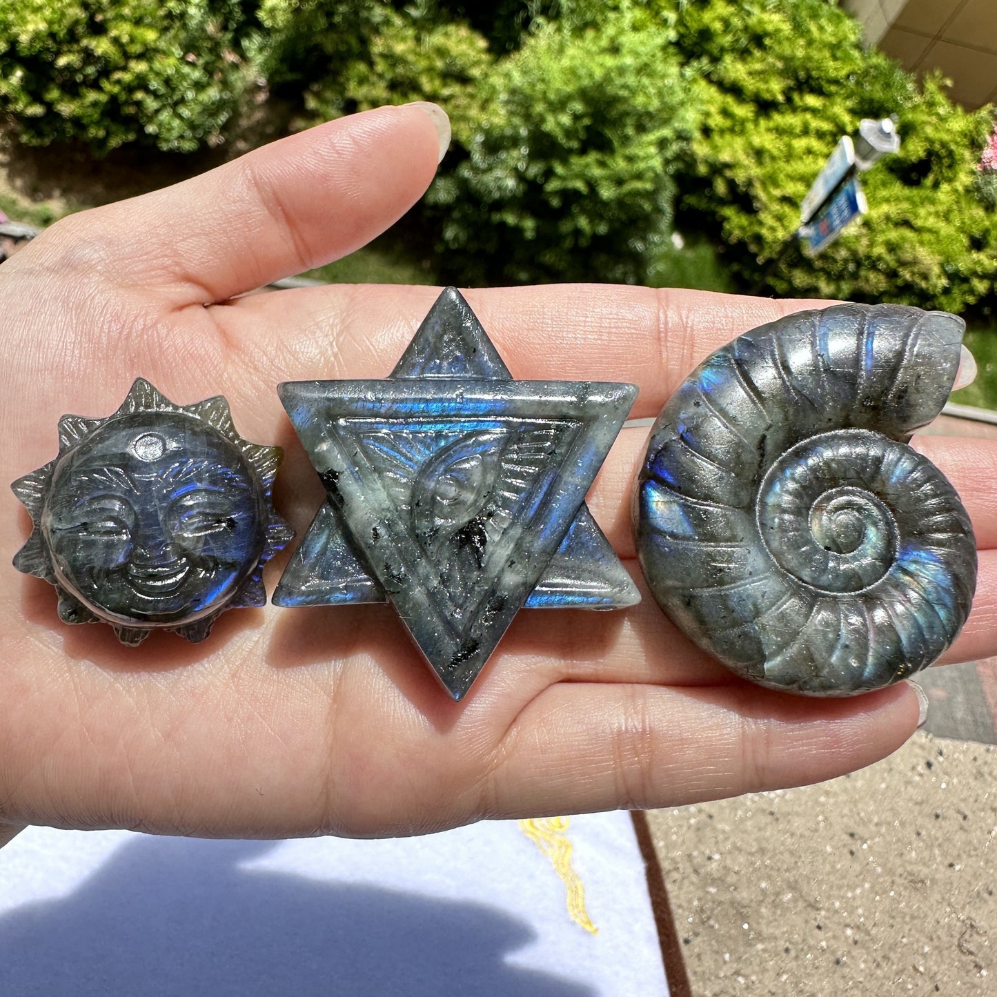 Labradorite Carving