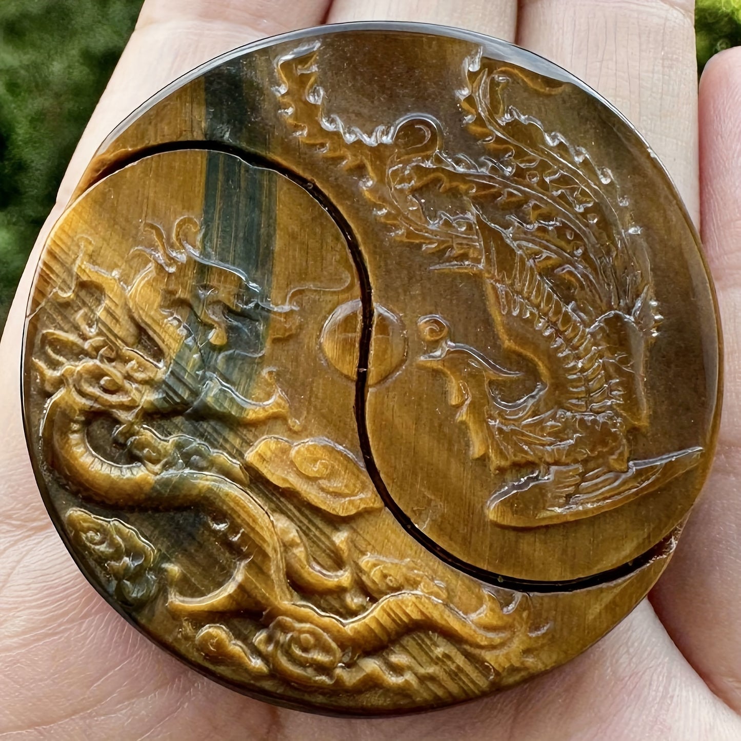 Natural Tiger Eye Carving