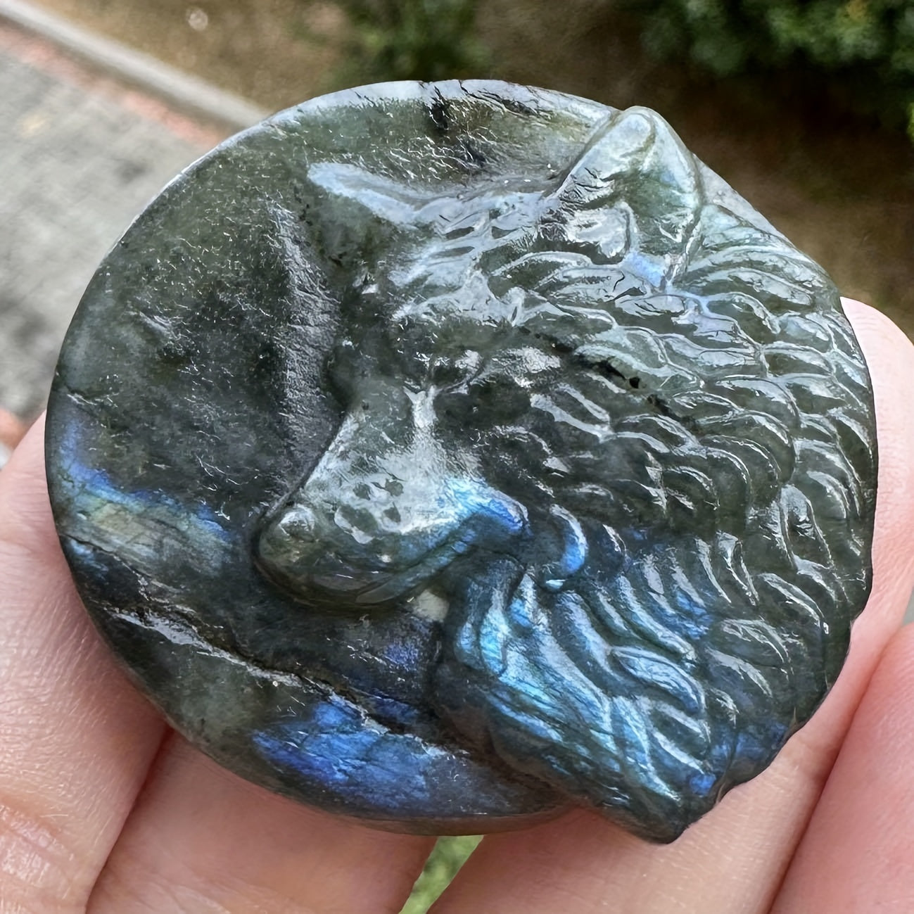 Natural Labradorite Carving