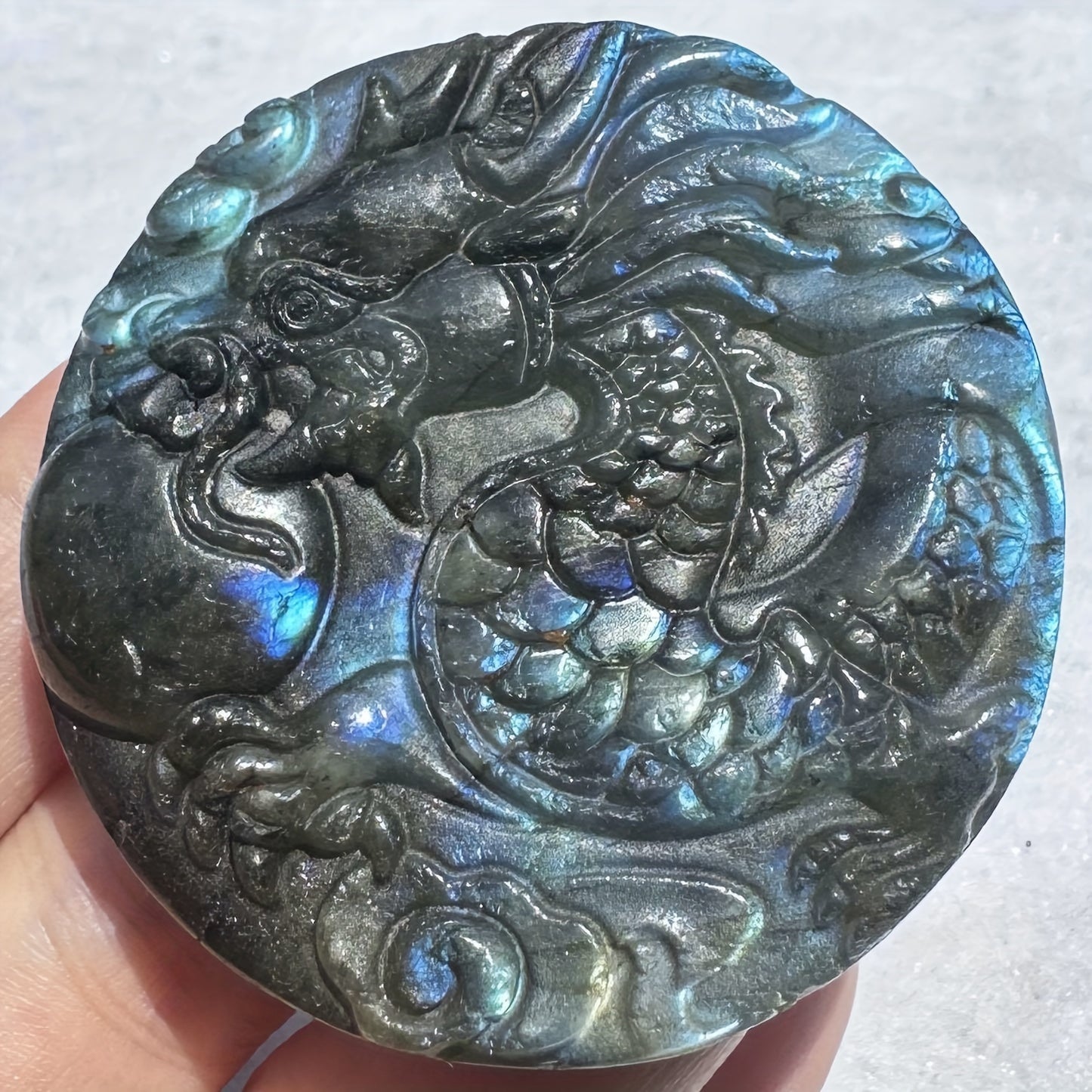 Natural Labradorite Carving