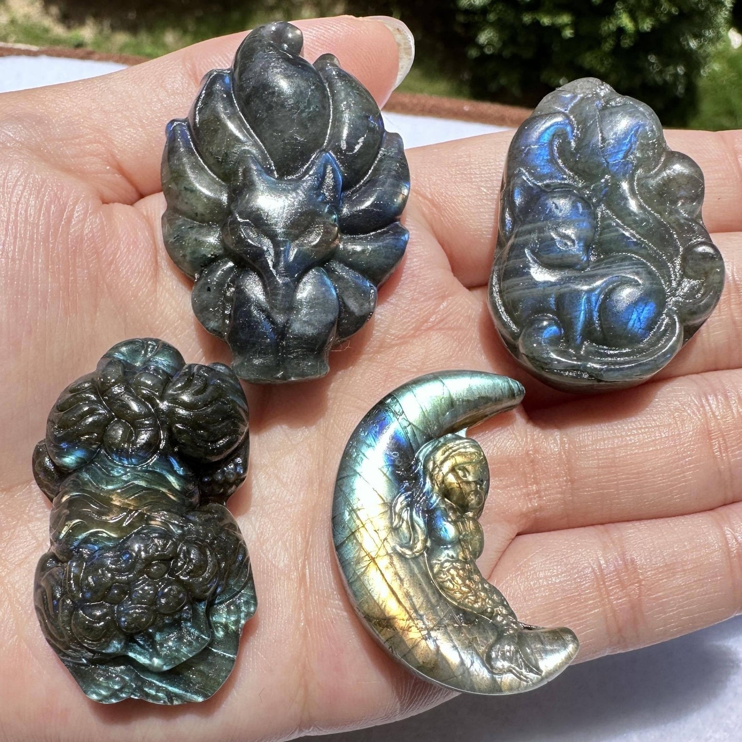 Labradorite Carving