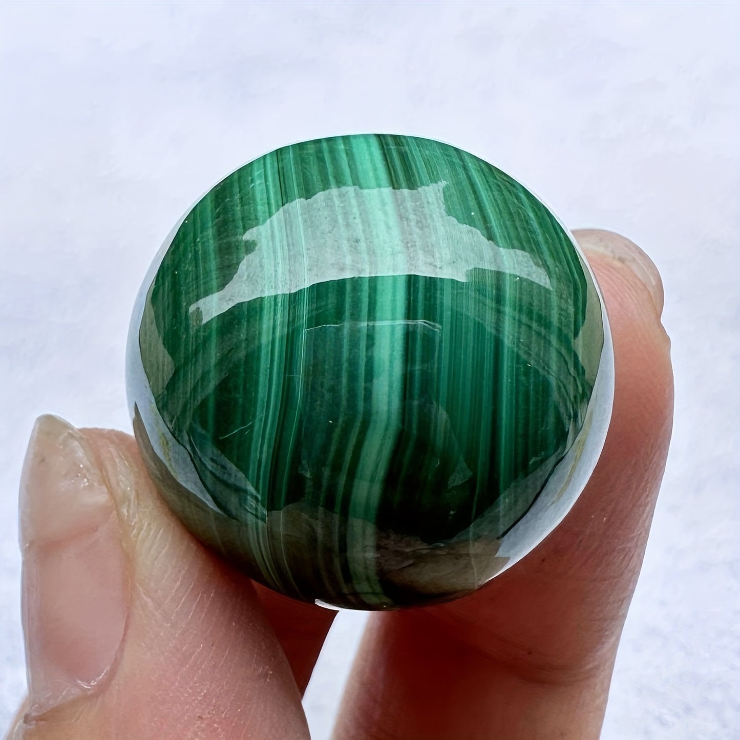 1pc Mini Malachite Sphere