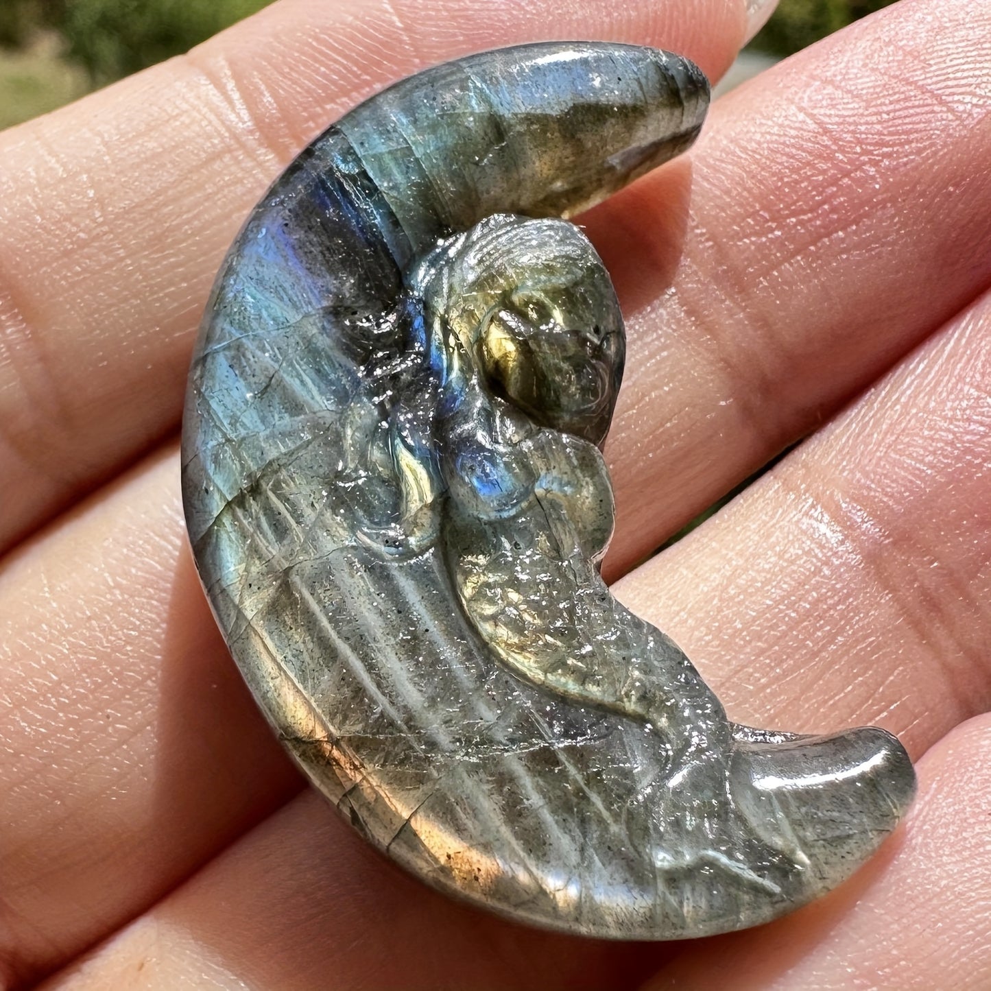 Labradorite Carving