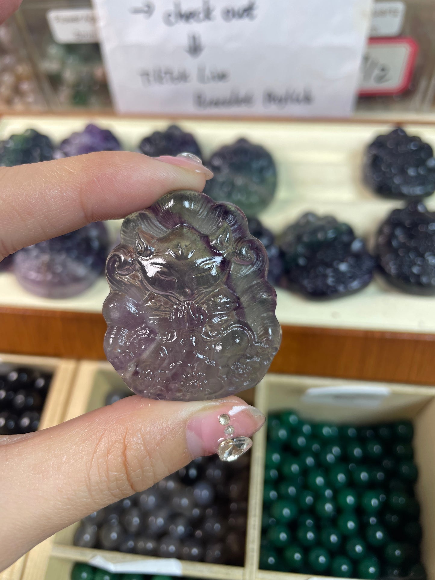 Fluorite nine tail fox