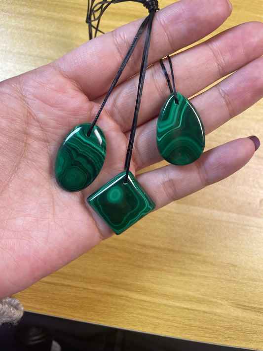 Malachite pendant