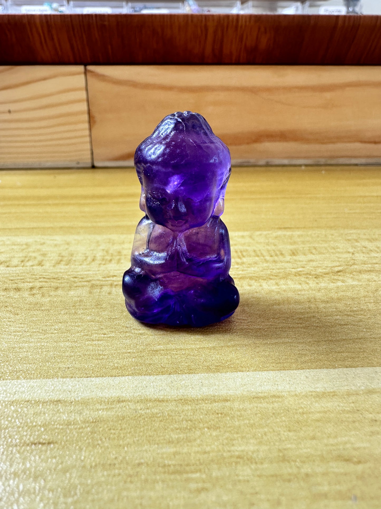 Fluorite Buddha