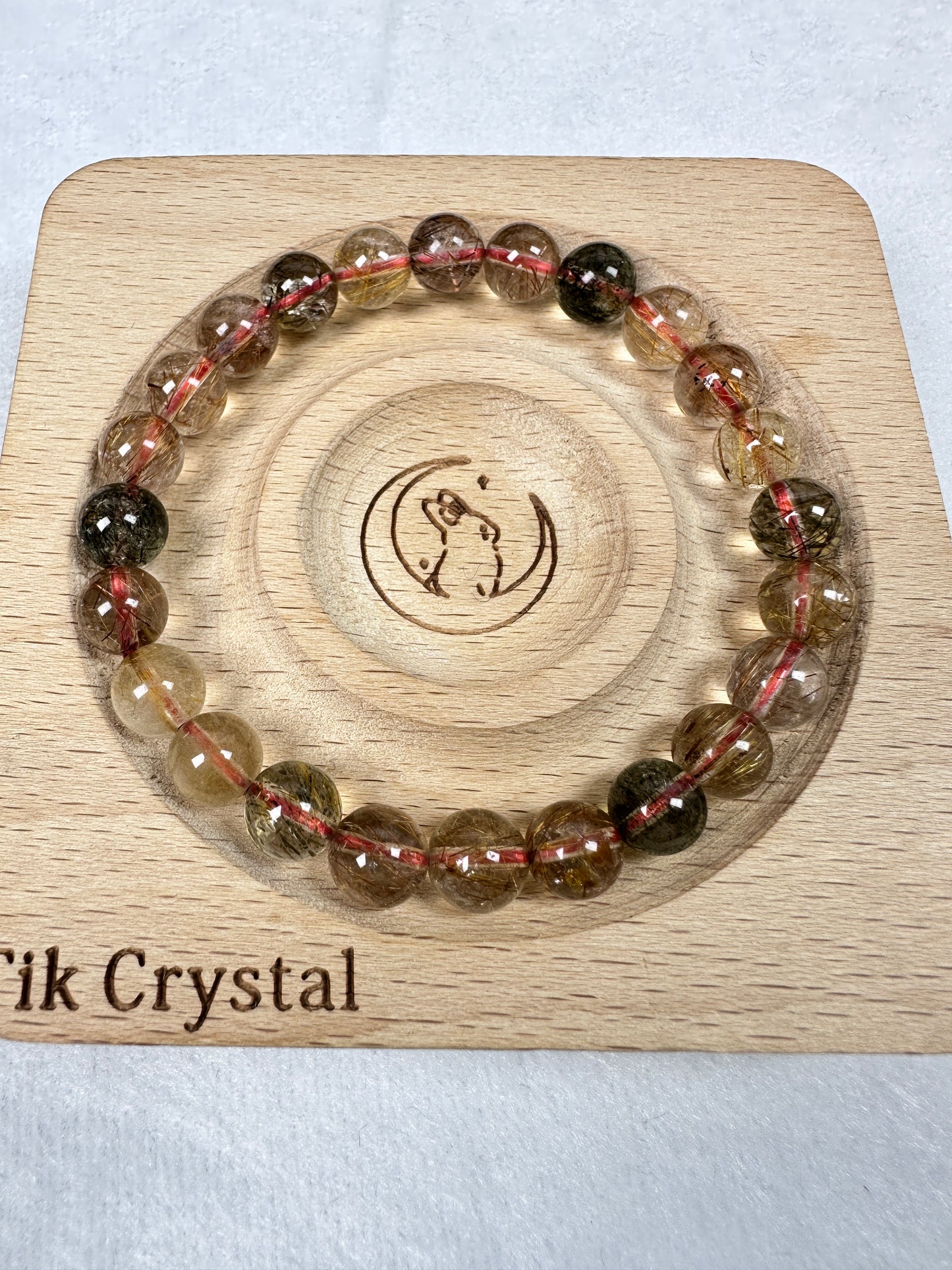 Colorful Garden Quartz Bracelet - Vibrant Beauty and Positive Energy