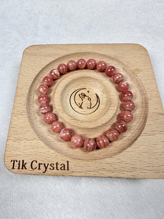 Rhodochrosite Bracelet - Love, Compassion, and Inner Healing