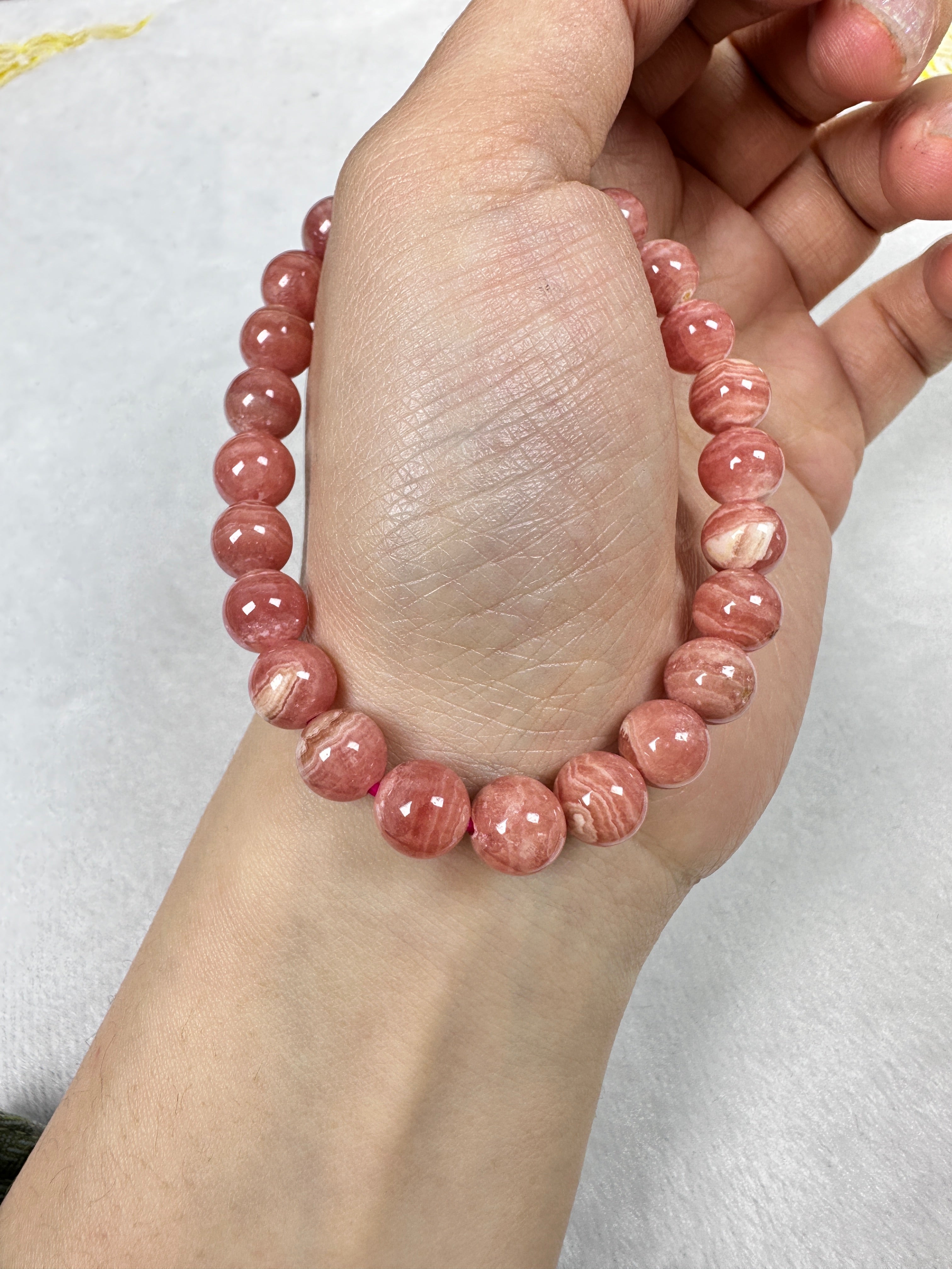 Rhodochrosite bracelet hot sale