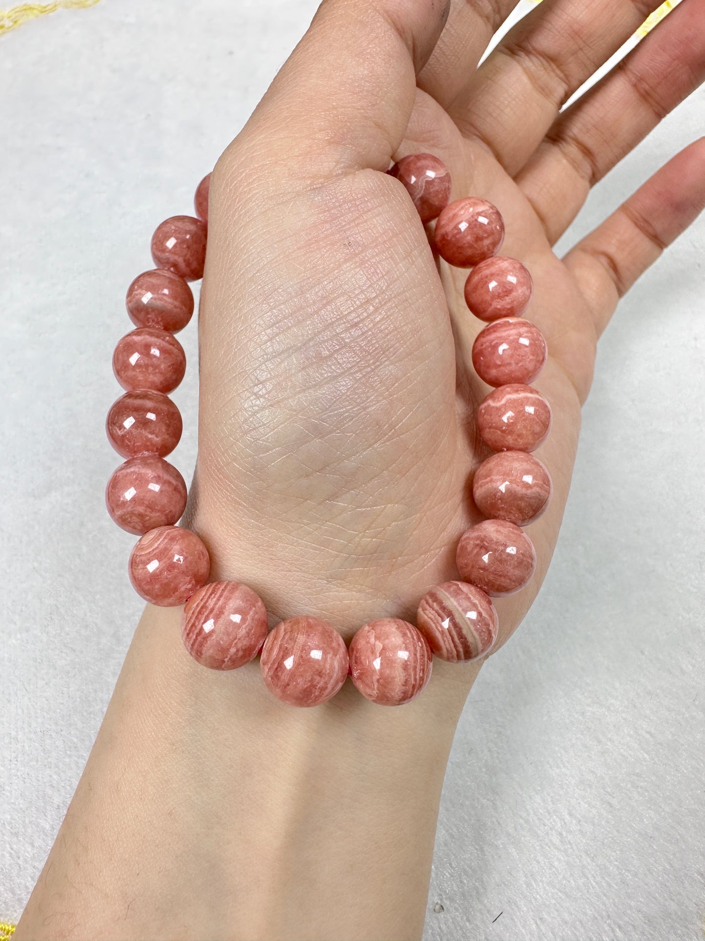 Rhodochrosite Bracelet - Love, Compassion, and Inner Healing