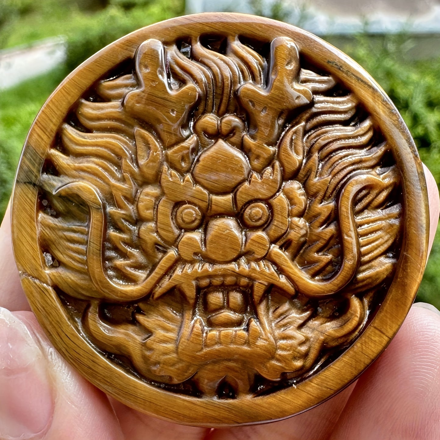 Natural Tiger Eye Carving