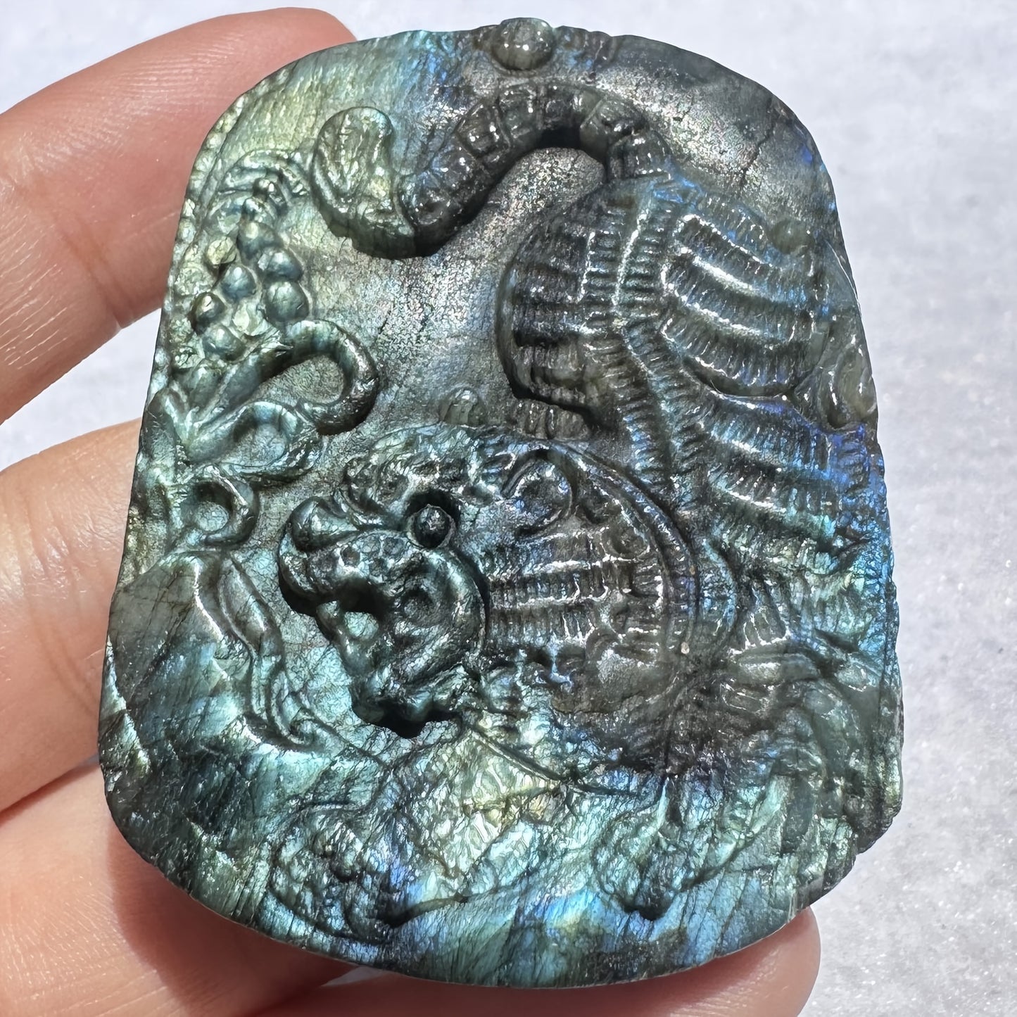 Natural Labradorite Carving