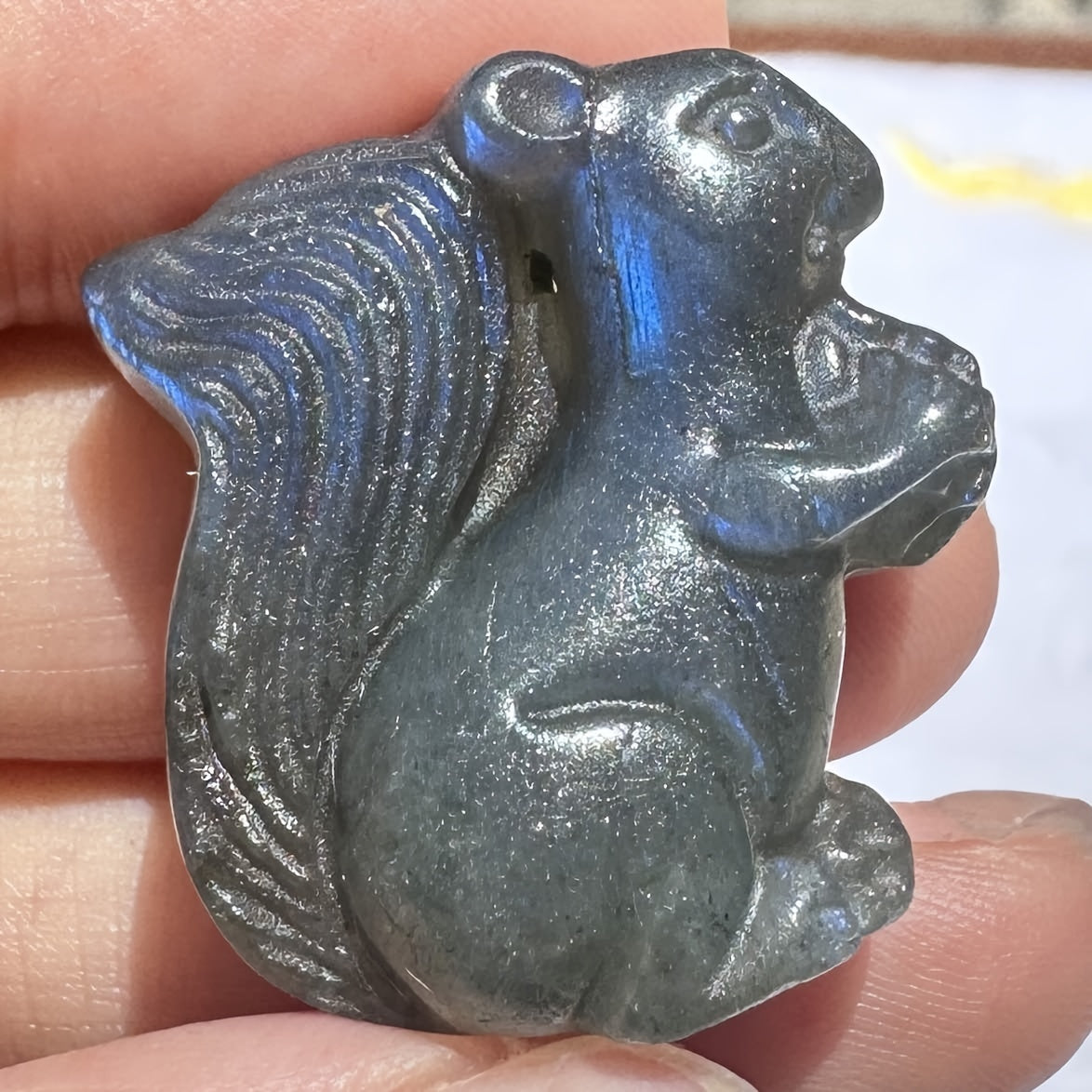 Natural Labradorite Animal Carving