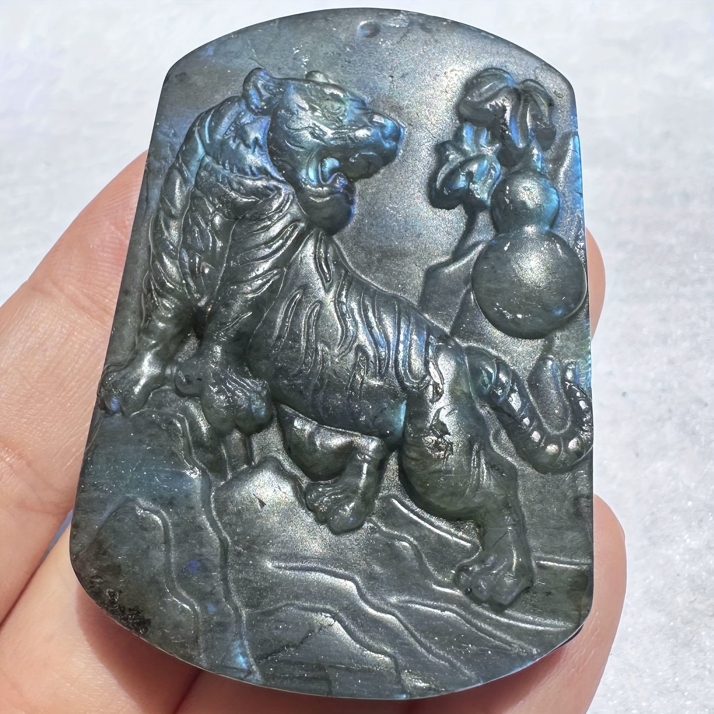 Natural Labradorite Carving