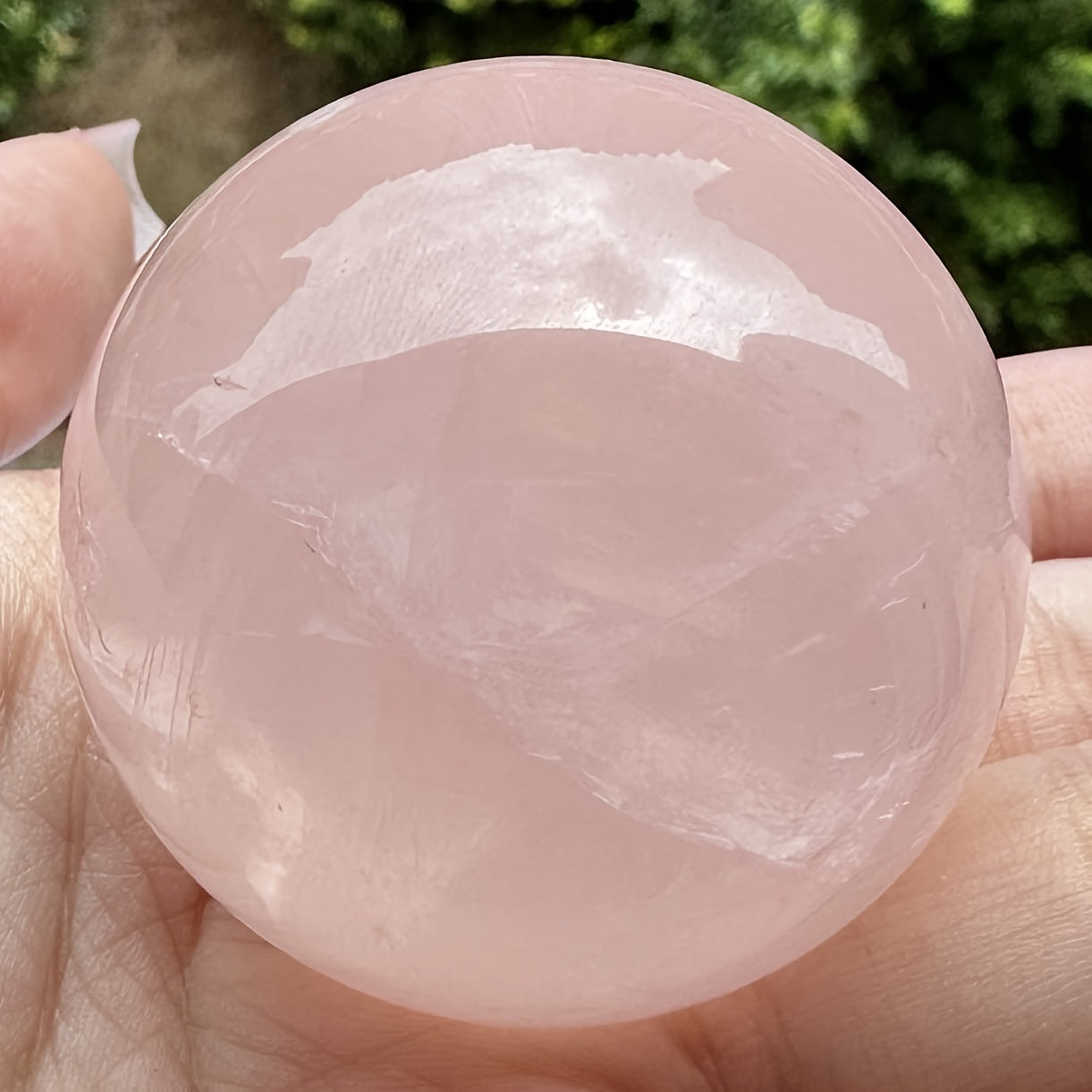 Natural Rose Quartz Sphere