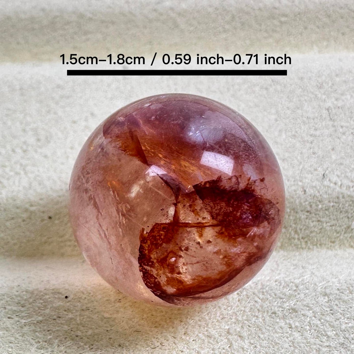 Nature Fire Quartz Bal